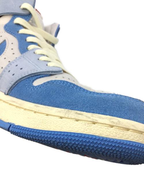 NIKE（ナイキ）NIKE (ナイキ) AIR JORDAN1 ZOOM CMFT グレー×ブルー サイズ:US7.5、UK5、EUR38.5、cm24.5、BR37、CN245(2.5)の古着・服飾アイテム