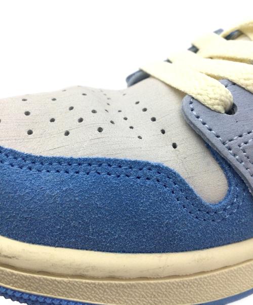NIKE（ナイキ）NIKE (ナイキ) AIR JORDAN1 ZOOM CMFT グレー×ブルー サイズ:US7.5、UK5、EUR38.5、cm24.5、BR37、CN245(2.5)の古着・服飾アイテム