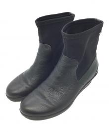 ECCO（エコー）の古着「ショートブーツ」｜ブラック