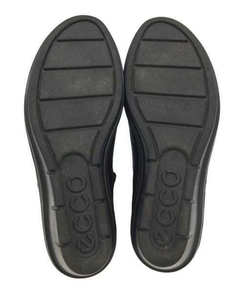 ECCO（エコー）ECCO (エコー) ショートブーツ ブラック サイズ:EU37,US6、UK4.5、CN235(2)の古着・服飾アイテム