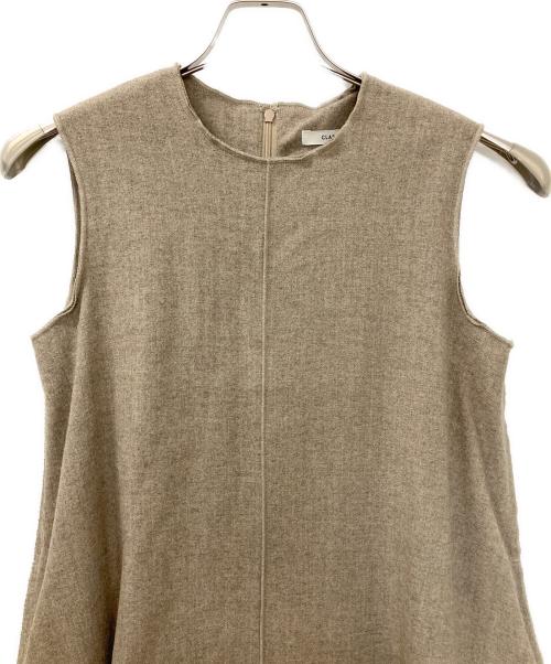CLANE（クラネ）CLANE (クラネ) 17112-5161　ノースリーブワンピース グレー サイズ:1の古着・服飾アイテム