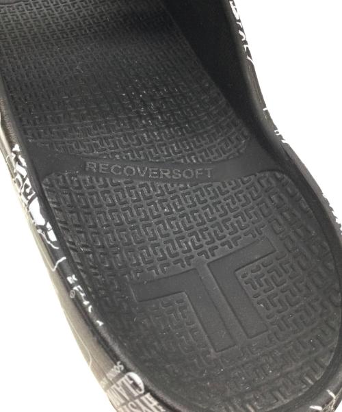Hysteric Glamour（ヒステリックグラマー）Hysteric Glamour (ヒステリックグラマー) TELIC (テリック) リカバリーサンダル ブラック×ホワイト サイズ:XLの古着・服飾アイテム