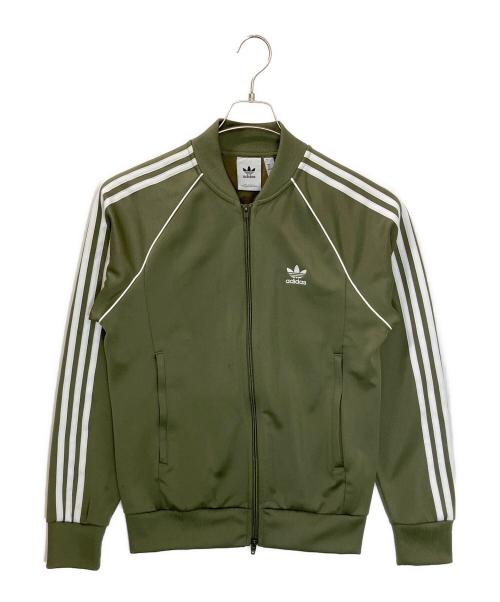 adidas（アディダス）adidas (アディダス) IA4784　クラシックス SSTトラックジャケット オリーブ サイズ:Mの古着・服飾アイテム