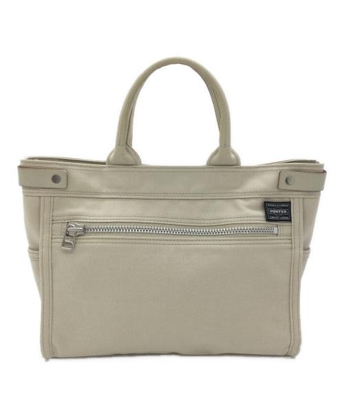 PORTER（ポーター）PORTER (ポーター) ミニトートバッグ グレーの古着・服飾アイテム