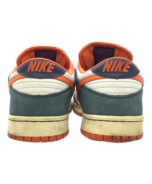 NIKE SB（ナイキエスビー）NIKE SB (ナイキエスビー) Dunk Low Broncos ネイビー×オレンジ×ホワイト サイズ:US10.5、UK9.5＜EUR44.5、CM28.5の古着・服飾アイテム