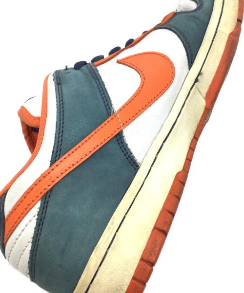 NIKE SB（ナイキエスビー）NIKE SB (ナイキエスビー) Dunk Low Broncos ネイビー×オレンジ×ホワイト サイズ:US10.5、UK9.5＜EUR44.5、CM28.5の古着・服飾アイテム