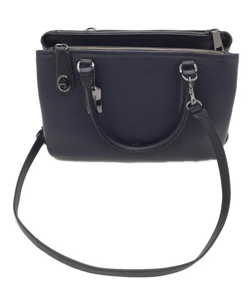 COACH（コーチ）COACH (コーチ) 2WAYバッグ ネイビーの古着・服飾アイテム