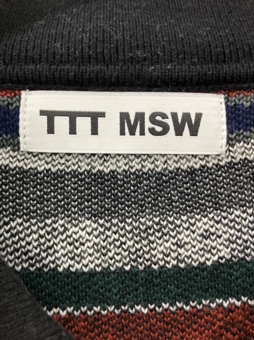 TTT MSW（ティー）TTT MSW (ティー) TTT-2023AW-KT09　薄手カーディガン ブラック サイズ:Mの古着・服飾アイテム