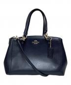 COACHコーチ）の古着「2WAYバッグ」｜ネイビー