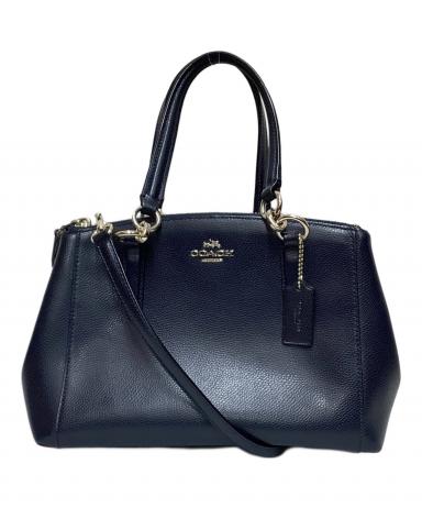 中古・古着通販】COACH (コーチ) 2WAYバッグ ネイビー｜ブランド・古着