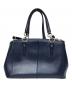 COACH (コーチ) 2WAYバッグ ネイビー：6000円