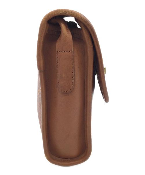 COACH（コーチ）COACH (コーチ) レザーショルダーポーチ ブラウンの古着・服飾アイテム
