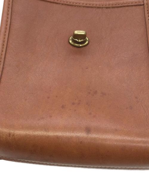 COACH（コーチ）COACH (コーチ) レザーショルダーポーチ ブラウンの古着・服飾アイテム
