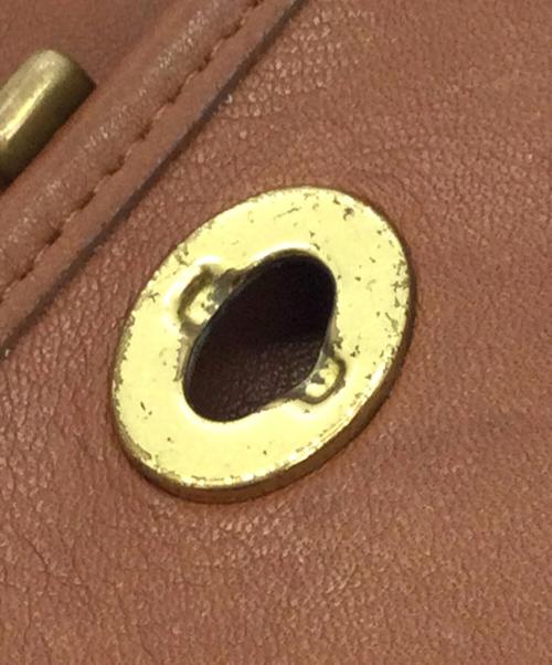 COACH（コーチ）COACH (コーチ) レザーショルダーポーチ ブラウンの古着・服飾アイテム
