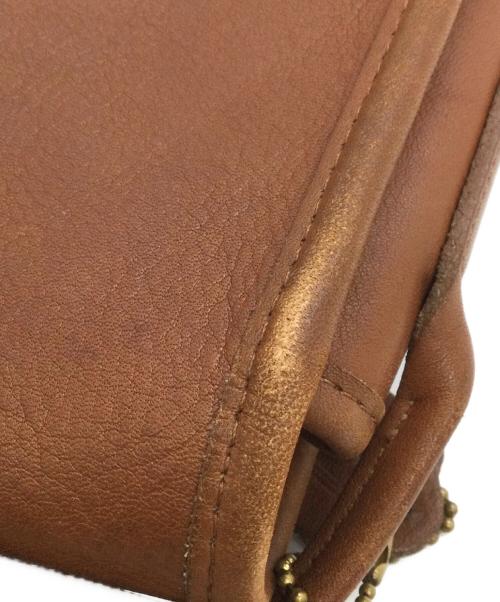 COACH（コーチ）COACH (コーチ) レザーショルダーポーチ ブラウンの古着・服飾アイテム