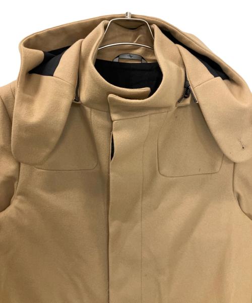 HEVO（イーヴォ）HEVO (イーヴォ) 5HGALA710　フーデッドコート ブラウン サイズ:46の古着・服飾アイテム