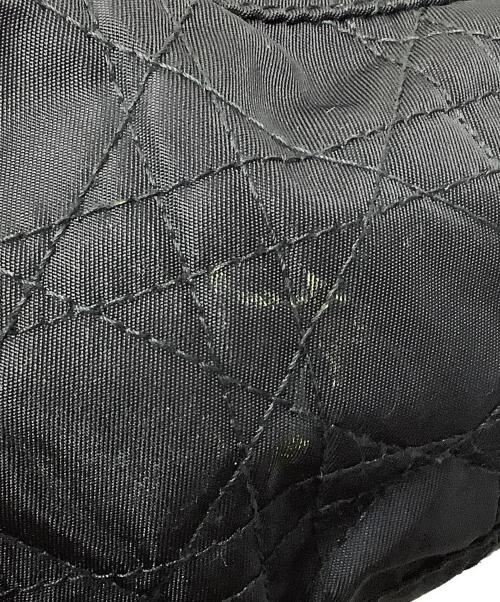 Christian Dior（クリスチャン ディオール）Christian Dior (クリスチャン ディオール) カナージュハンドバッグ ブラック×ゴールドの古着・服飾アイテム