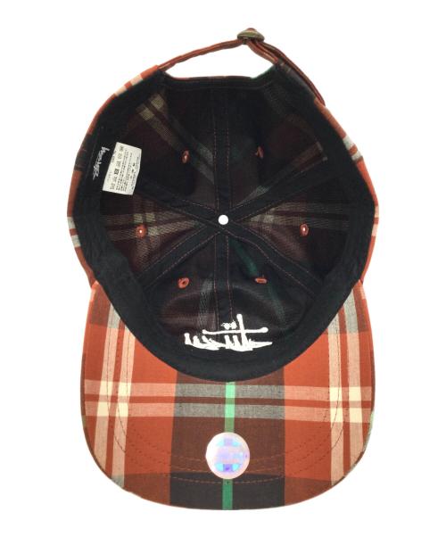 stussy（ステューシー）stussy (ステューシー) キャップ ブラウン×グリーンの古着・服飾アイテム