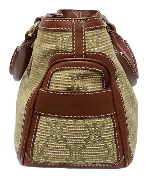 CELINE（セリーヌ）CELINE (セリーヌ) ハンドバッグ ブラウン×ベージュの古着・服飾アイテム