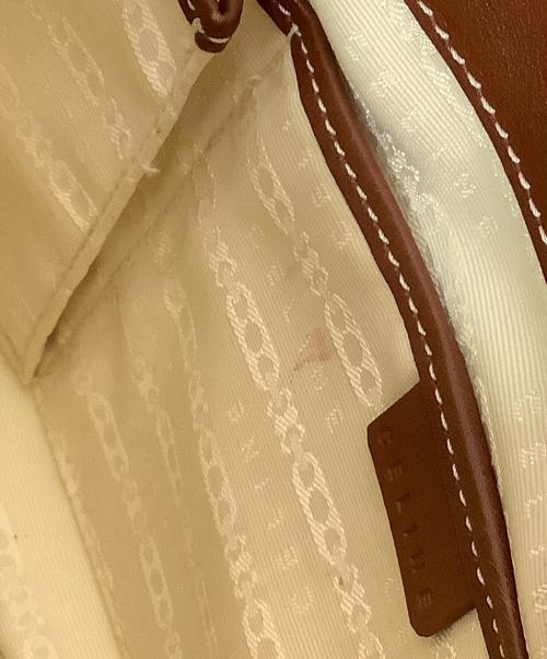 CELINE（セリーヌ）CELINE (セリーヌ) ハンドバッグ ブラウン×ベージュの古着・服飾アイテム
