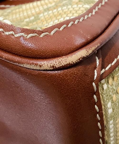 CELINE（セリーヌ）CELINE (セリーヌ) ハンドバッグ ブラウン×ベージュの古着・服飾アイテム