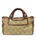 CELINE (セリーヌ) ハンドバッグ ブラウン×ベージュ：9000円