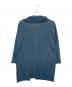 PLEATS PLEASE (プリーツプリーズ) PP33-JA701 ショールカラージャケット ブルー サイズ:3：25000円