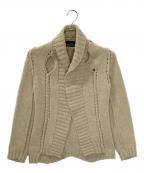 tricot COMME des GARCONSトリココムデギャルソン）の古着「TT-N034 厚手カーディガン」｜アイボリー
