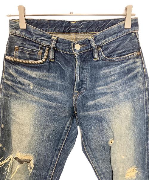 Hysteric Glamour（ヒステリックグラマー）Hysteric Glamour (ヒステリックグラマー) 2AP-6431　スタッズデニムパンツ インディゴ サイズ:XXSの古着・服飾アイテム