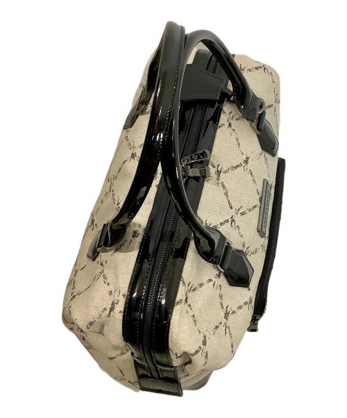 LONGCHAMP（ロンシャン）LONGCHAMP (ロンシャン) ボストンバッグ ベージュ×ブラックの古着・服飾アイテム