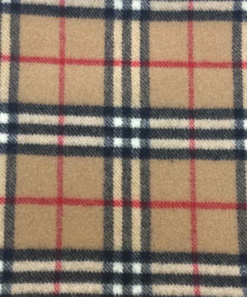 Burberry's（バーバリーズ）Burberry's (バーバリーズ) ウールマフラー ブラウン×ブラックの古着・服飾アイテム