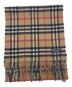 Burberry's (バーバリーズ) カシミヤマフラー ブラウン×ブラック 未使用品：11000円