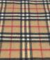 中古・古着 Burberry's (バーバリーズ) カシミヤマフラー ブラウン×ブラック 未使用品：11000円