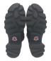 中古・古着 MONCLER (モンクレール) コンバットブーツ ブラック サイズ:38：20000円