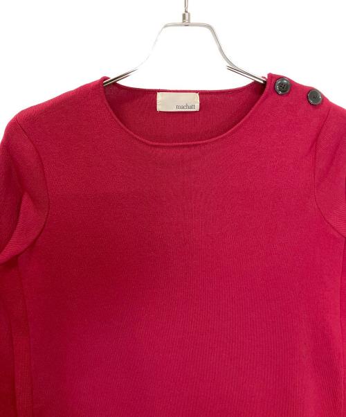 machatt（マチャット）machatt (マチャット) ニットワンピース パープル サイズ:記載無しの古着・服飾アイテム