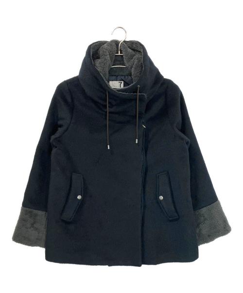 soeur7（スール）soeur7 (スール) ショートコート ネイビー サイズ:９号の古着・服飾アイテム