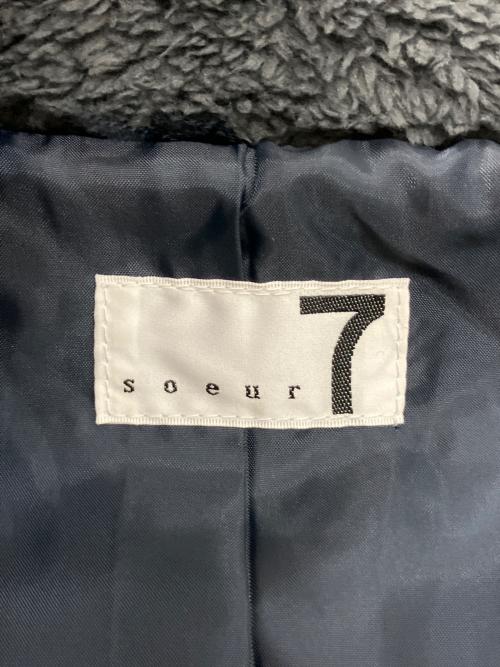 soeur7（スール）soeur7 (スール) ショートコート ネイビー サイズ:９号の古着・服飾アイテム