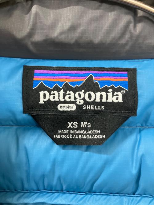Patagonia（パタゴニア）Patagonia (パタゴニア) 84675FA22 ダウンジャケット グレー×ブルー サイズ:XSの古着・服飾アイテム