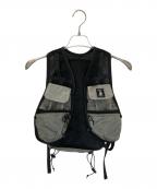 FREAK'S STOREフリークスストア）の古着「14-88-1288-00071-1399　fes utility vest」｜グレー×ブラック