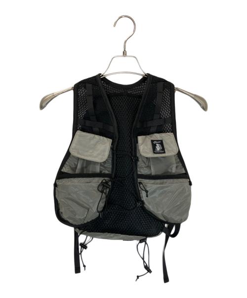 FREAK'S STORE（フリークスストア）FREAK'S STORE (フリークスストア) 14-88-1288-00071-1399　fes utility vest グレー×ブラック サイズ:記載無しの古着・服飾アイテム