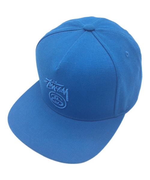 stussy（ステューシー）stussy (ステューシー) キャップ ブルーの古着・服飾アイテム