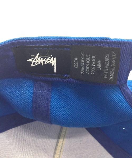 stussy（ステューシー）stussy (ステューシー) キャップ ブルーの古着・服飾アイテム