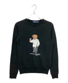 POLO RALPH LAUREN（ポロ・ラルフローレン）の古着「スウェット」｜ブラック