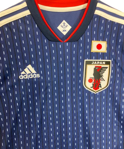 日本代表(侍ジャパン)（ニホンダイヒョウ(サムライジャパン)）日本代表(侍ジャパン) (ニホンダイヒョウ(サムライジャパン)) CV5638　サッカーユニフォーム ブルー サイズ:Mの古着・服飾アイテム