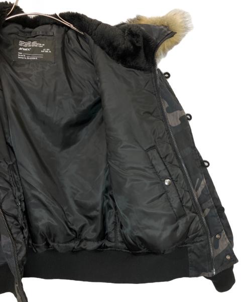 AVIREX（アヴィレックス）AVIREX (アヴィレックス) 783-5252036 中綿ジャケット ブラック サイズ:Mの古着・服飾アイテム