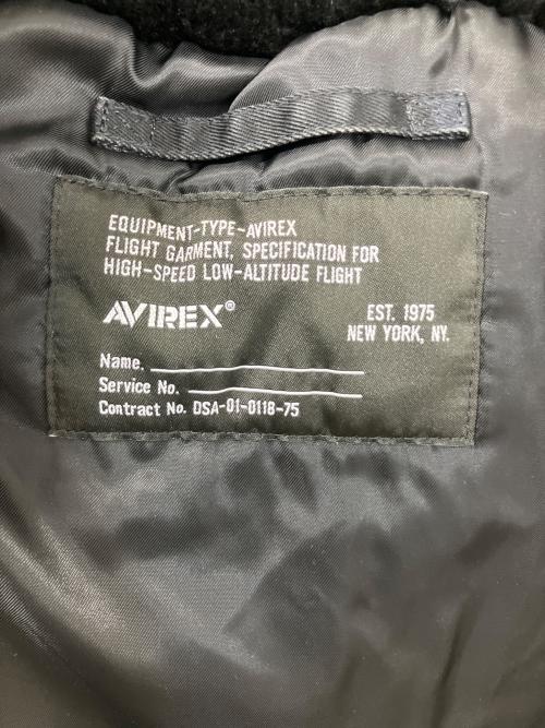 AVIREX（アヴィレックス）AVIREX (アヴィレックス) 783-5252036 中綿ジャケット ブラック サイズ:Mの古着・服飾アイテム
