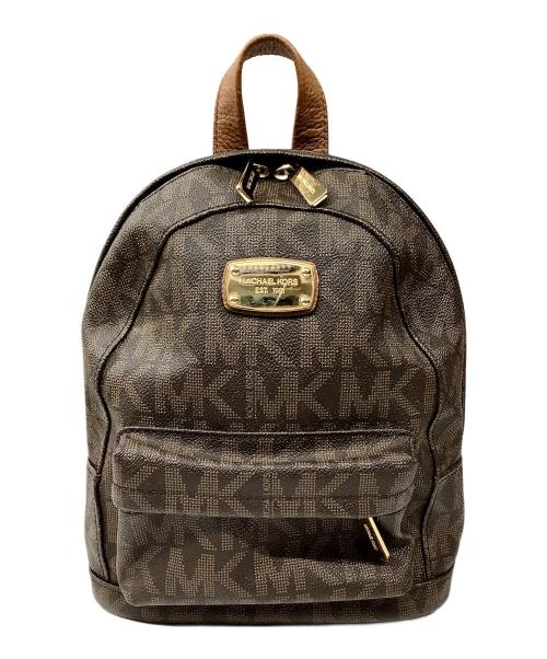 MICHAEL KORS（マイケルコース）MICHAEL KORS (マイケルコース) リュック ブラウンの古着・服飾アイテム