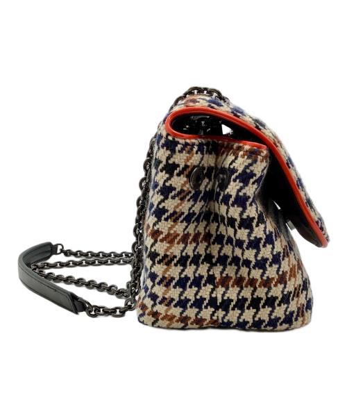 LONGCHAMP（ロンシャン）LONGCHAMP (ロンシャン) ショルダーバッグ アイボリー×ネイビー×ブラックの古着・服飾アイテム