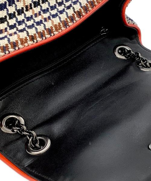 LONGCHAMP（ロンシャン）LONGCHAMP (ロンシャン) ショルダーバッグ アイボリー×ネイビー×ブラックの古着・服飾アイテム