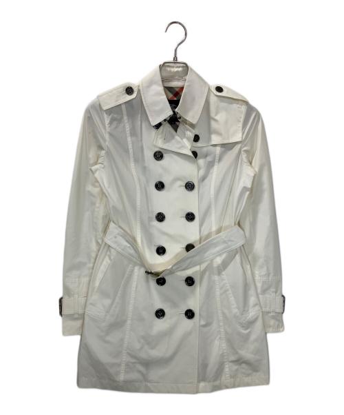 BURBERRY LONDON（バーバリーロンドン）BURBERRY LONDON (バーバリーロンドン) トレンチコート ホワイト サイズ:38の古着・服飾アイテム